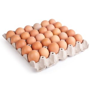 Eggs. A tray
